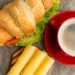 coffee and sandwich