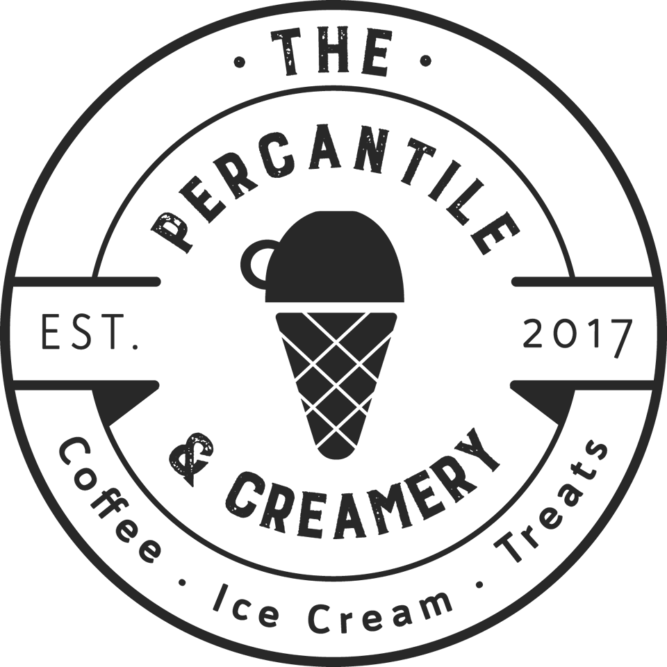 The Percantile and Creamery logo